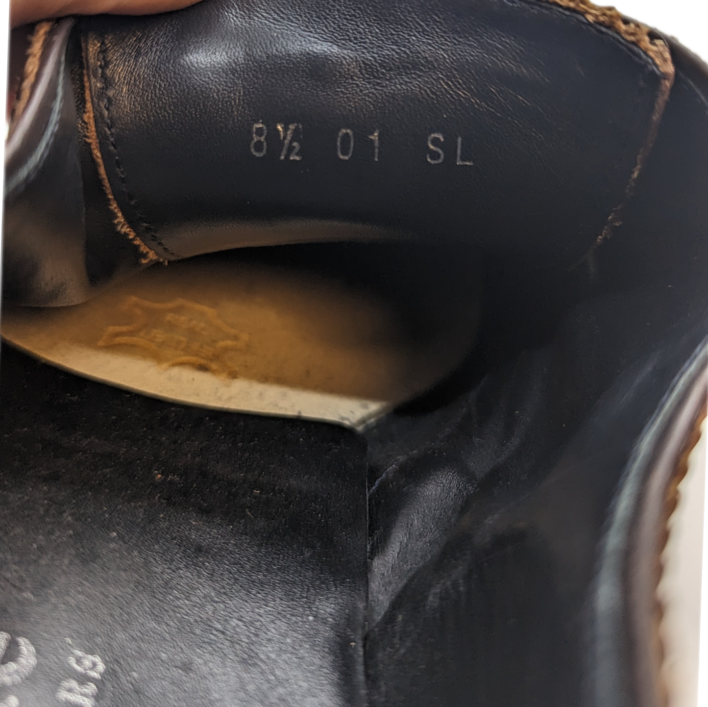 Loake Redgrave Brogues Leather Brown Shoes Men UK 8.5