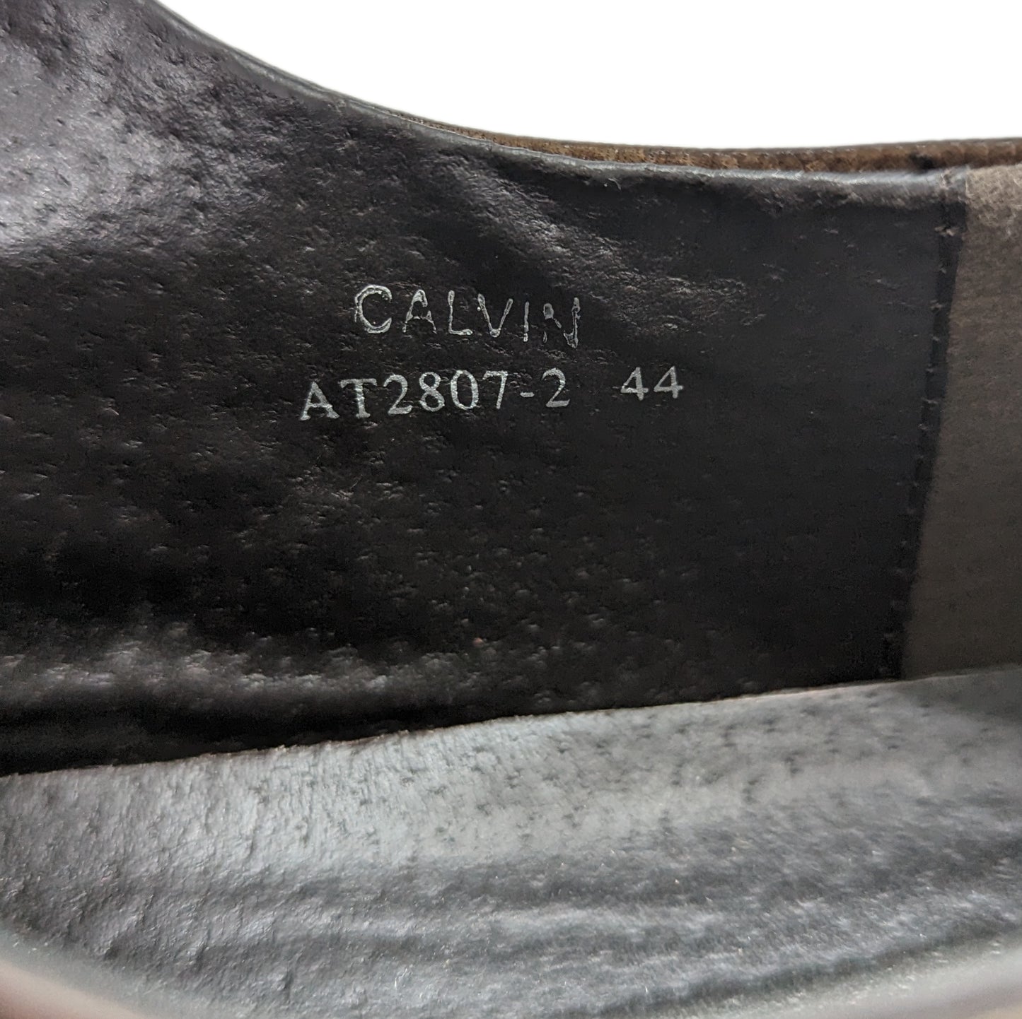 6th Sense Eton Coffee Brown Fine Leather Toe Cap Derby Reptile Effect Shoes UK 10