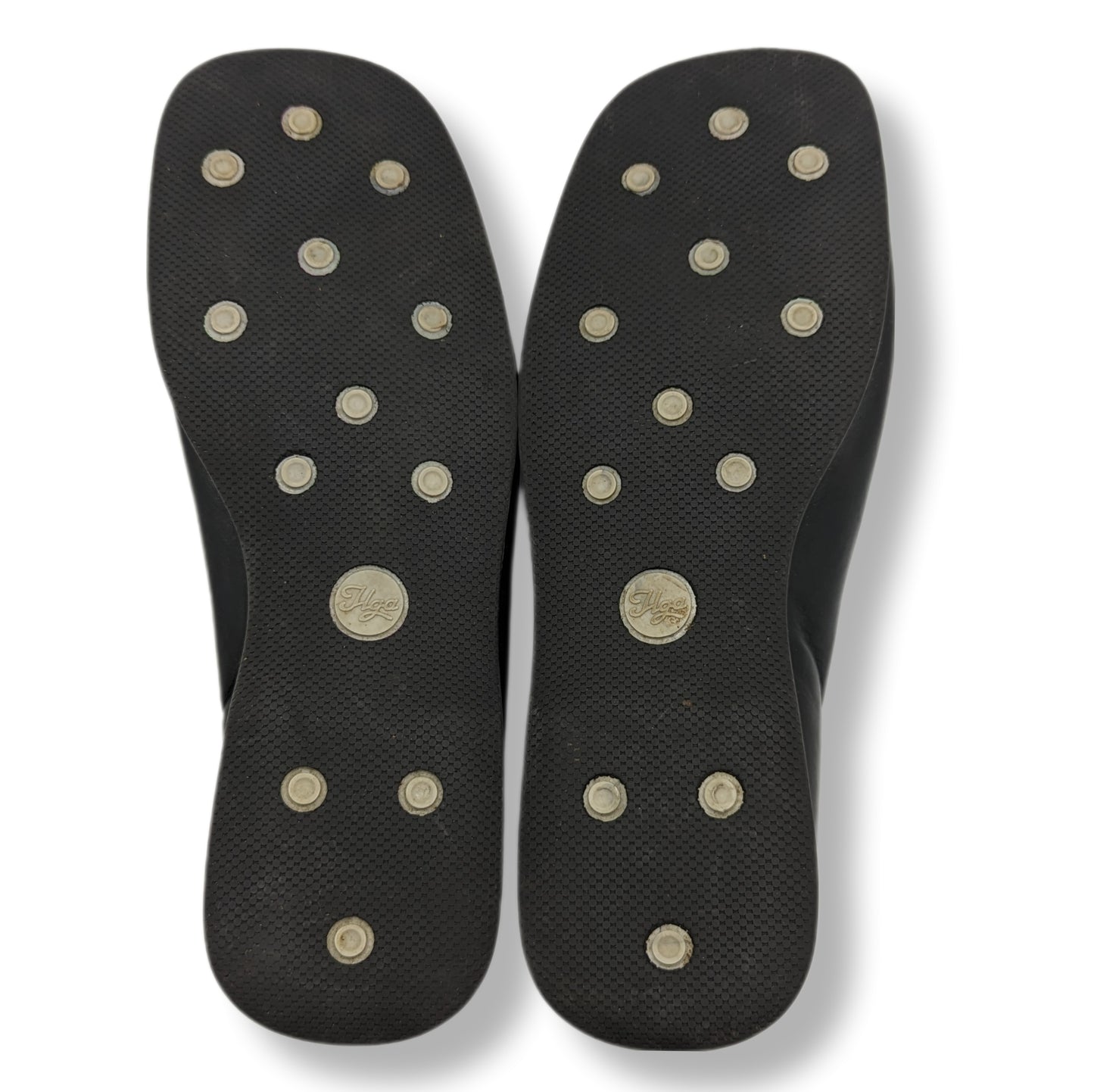 Filippo Raphael Black Leather Loafers Women Size UK 5