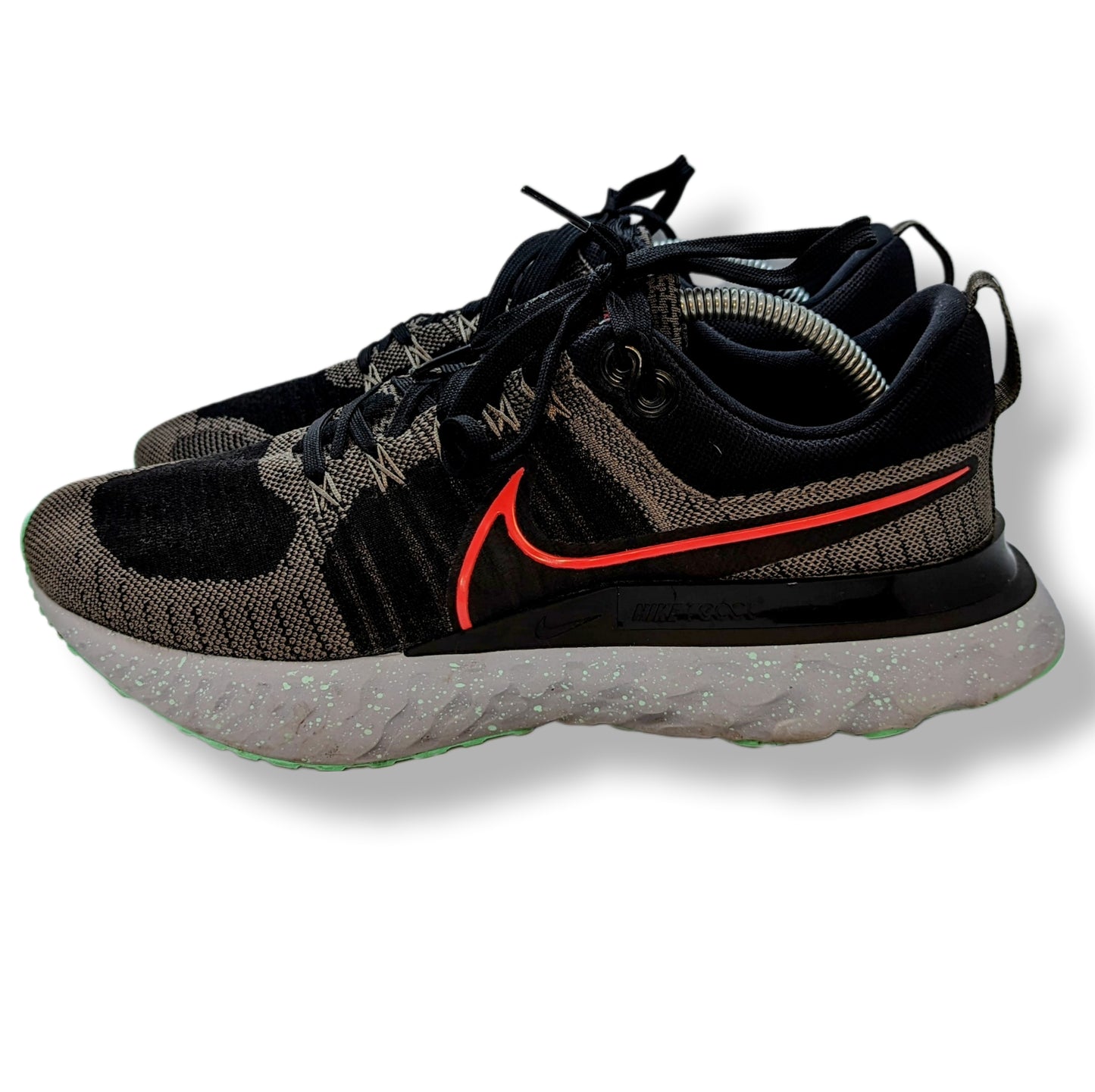 Nike React Infinity Run Flyknit 2 Black Trainers ~ CT2357 200 ~ Men Size UK 8.5