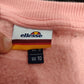 Ellesse Pink Sweatshirt Pullover Long Sleeve Women Size UK 10