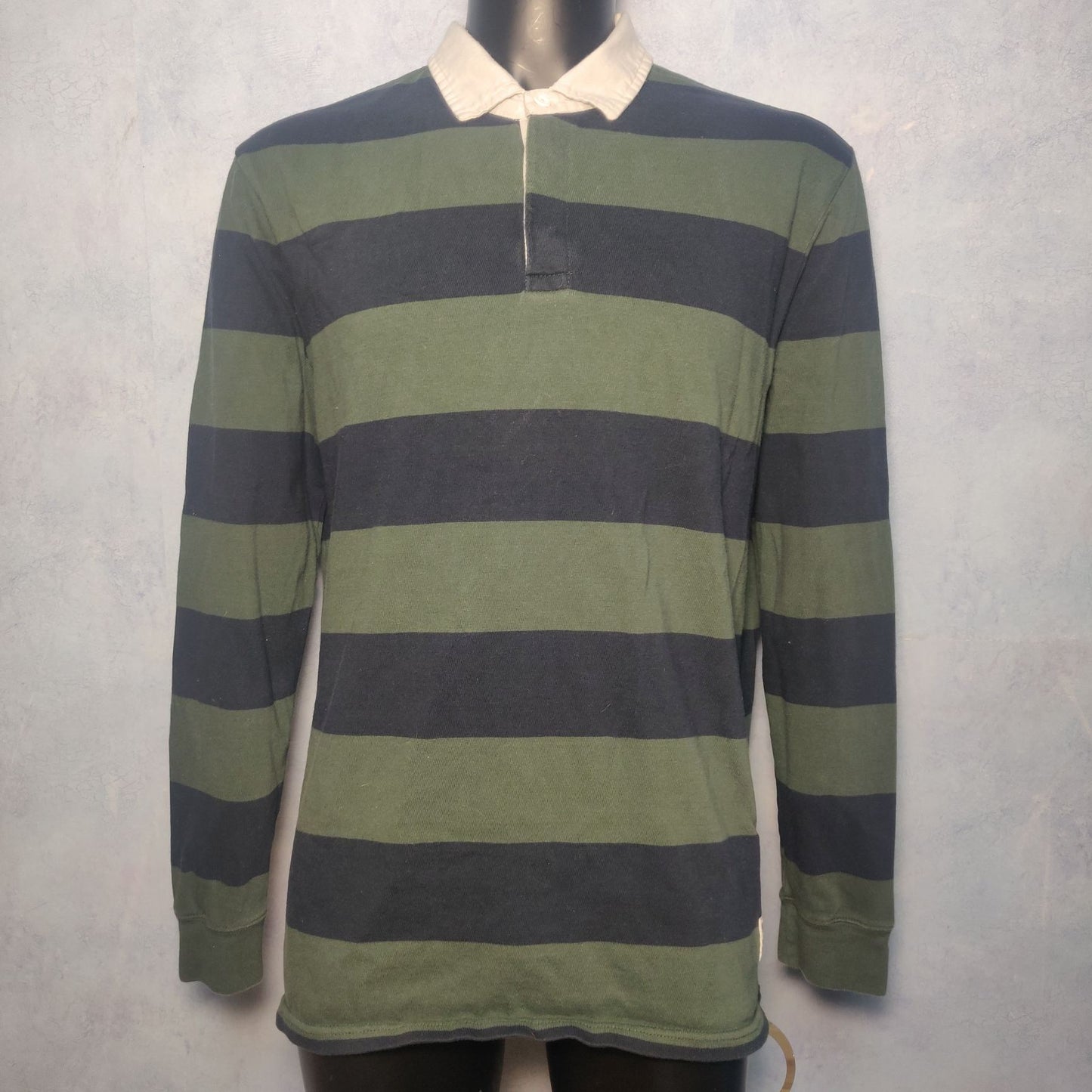 Levi's Vintage Green Long Sleeve Polo Shirt Men Size Large