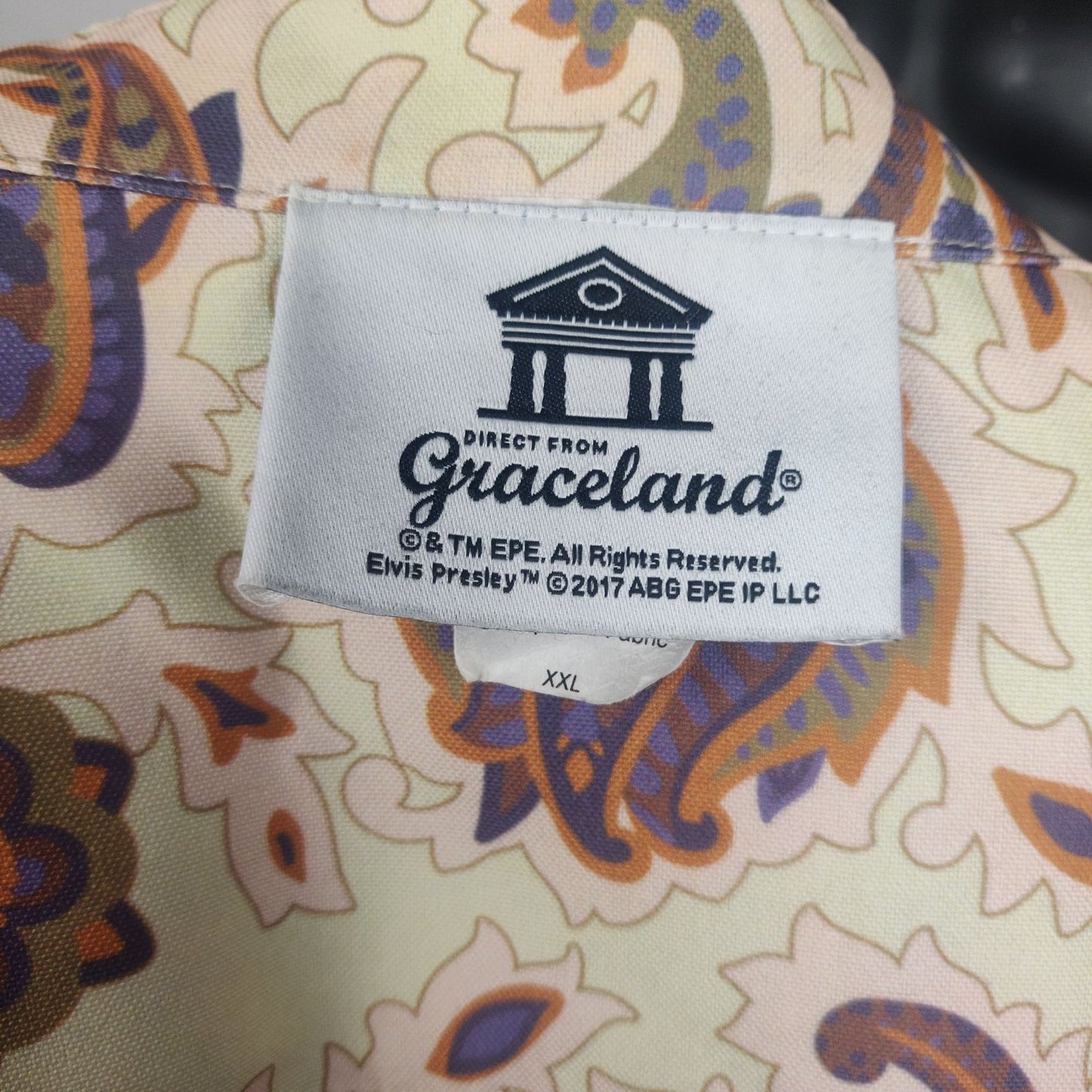 Graceland Yellow Button Shirt Men Size XXL