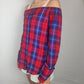 Enlightened Red Blue Tube Top Shirt Women Size UK 10