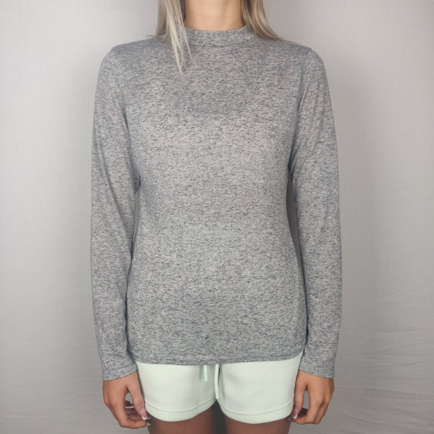 Missguided Grey Long Sleeve Sweatshirt Women Size UK 8