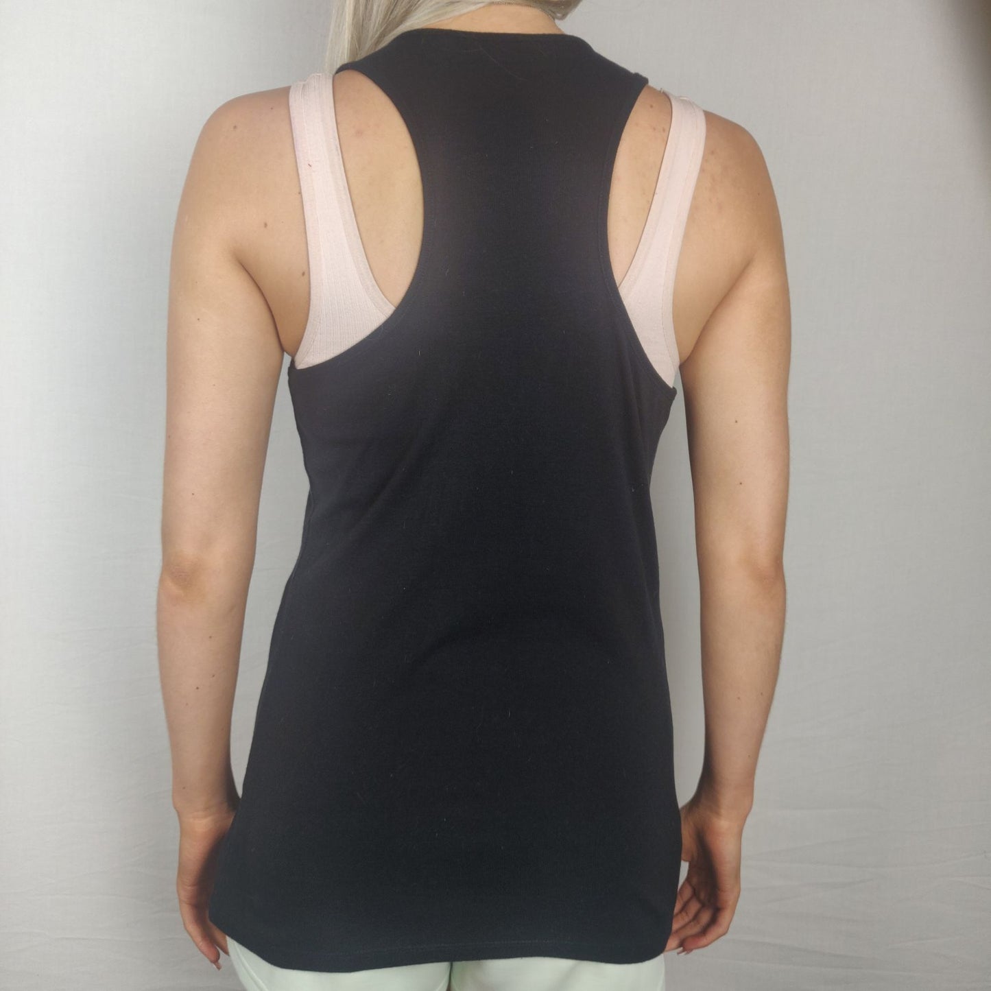 Guess Jeans Black Sleeveless Top Women Size Large