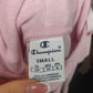 Champion Pink Cropped Hoodie Women Size Small