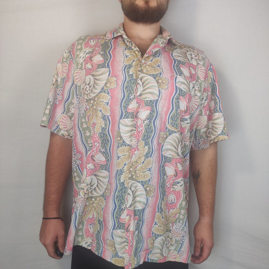 World Congress Thailand Multicolored Shirt Men Size 2XL