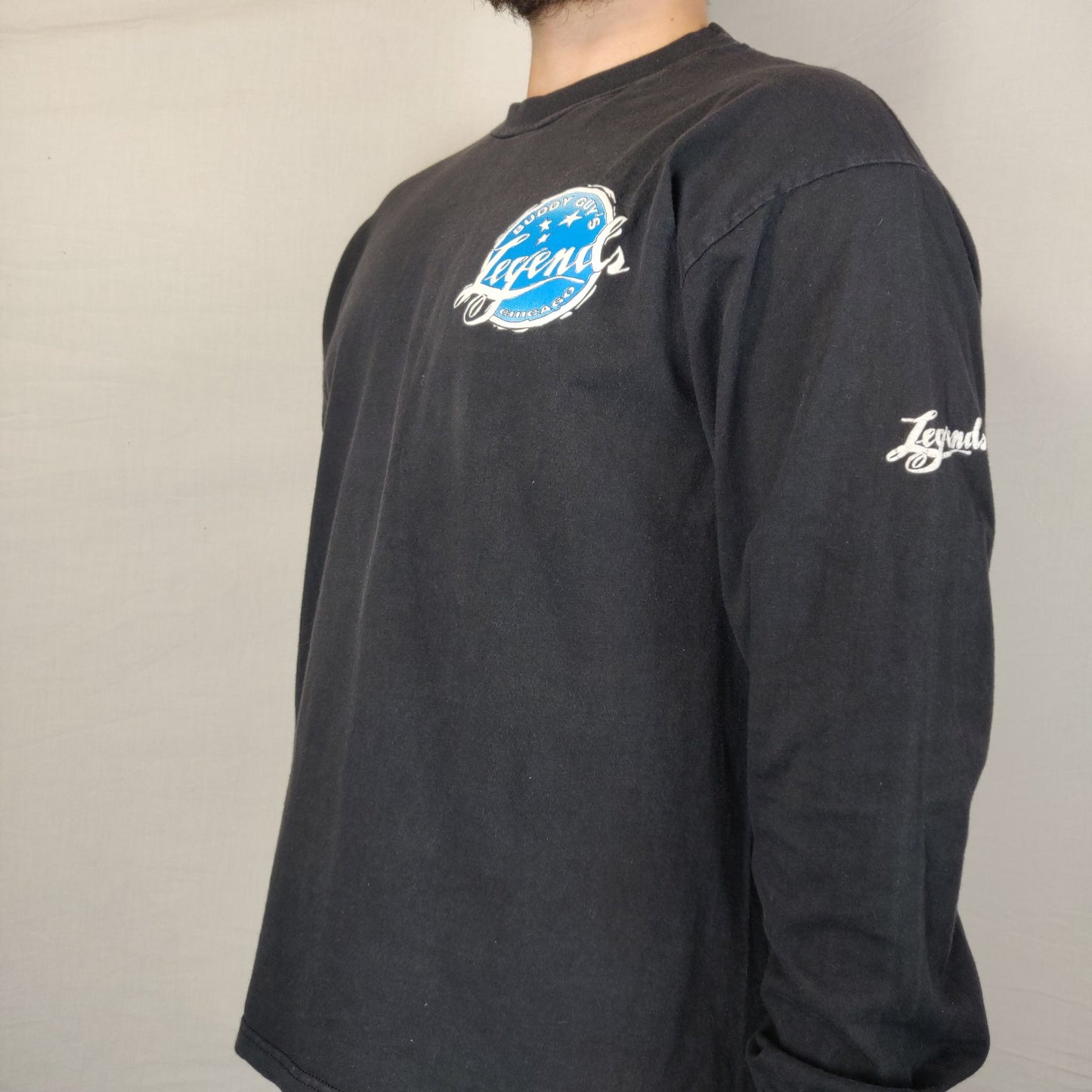 Hanes Vintage Black Legends Sweatshirt Pullover Men Size XL