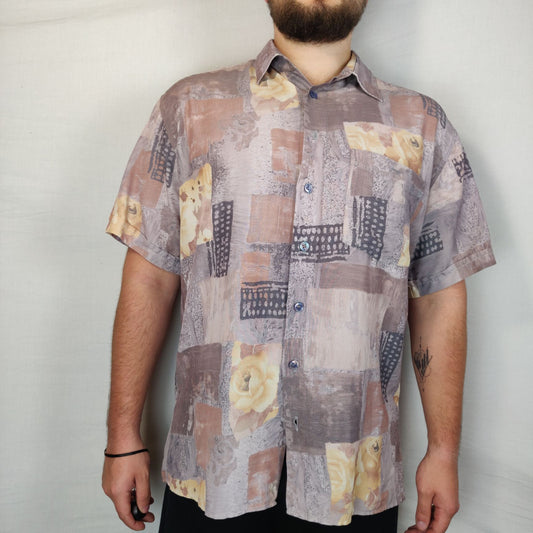 Angelo Litrico Multicolored Shirt Men Size Large