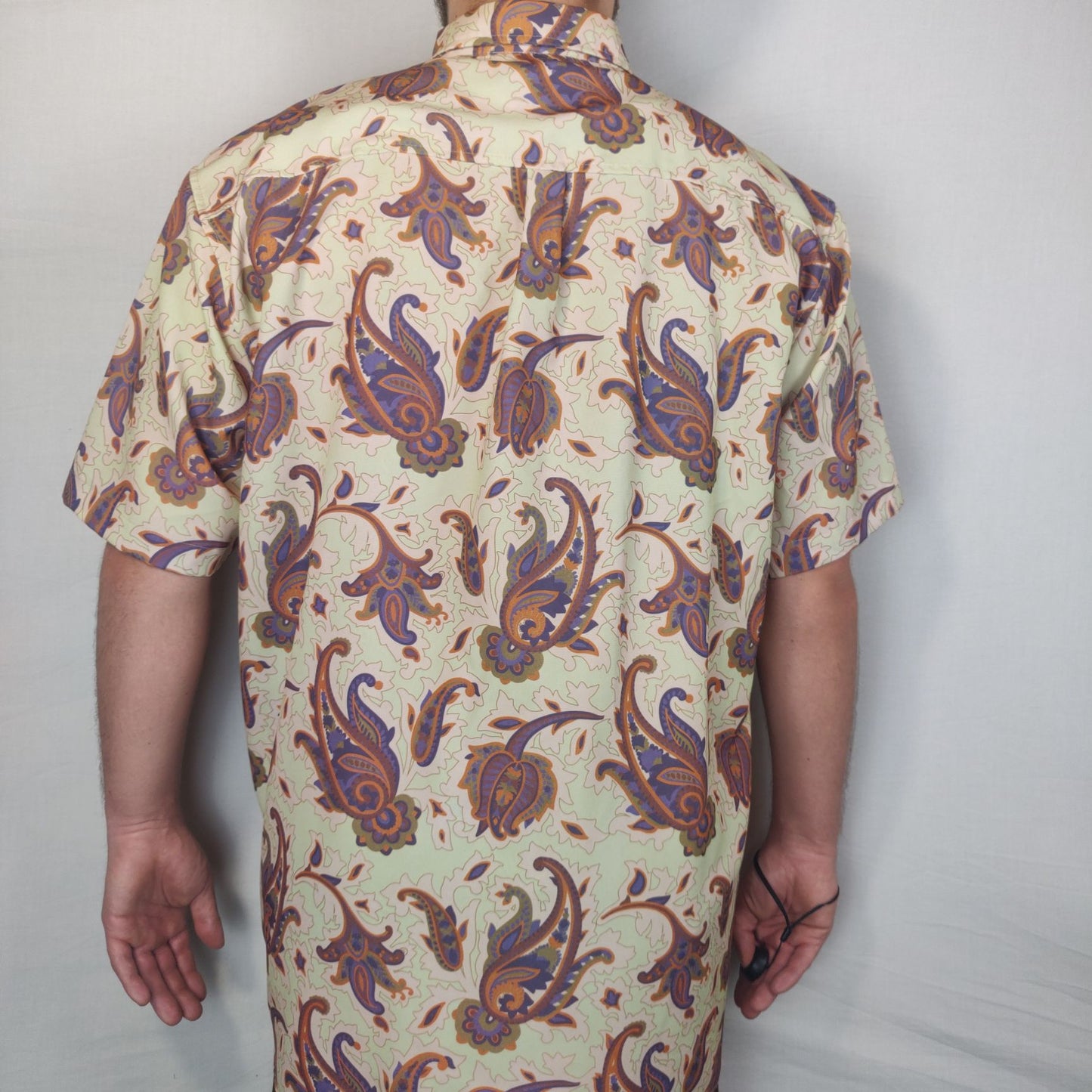 Graceland Yellow Button Shirt Men Size XXL