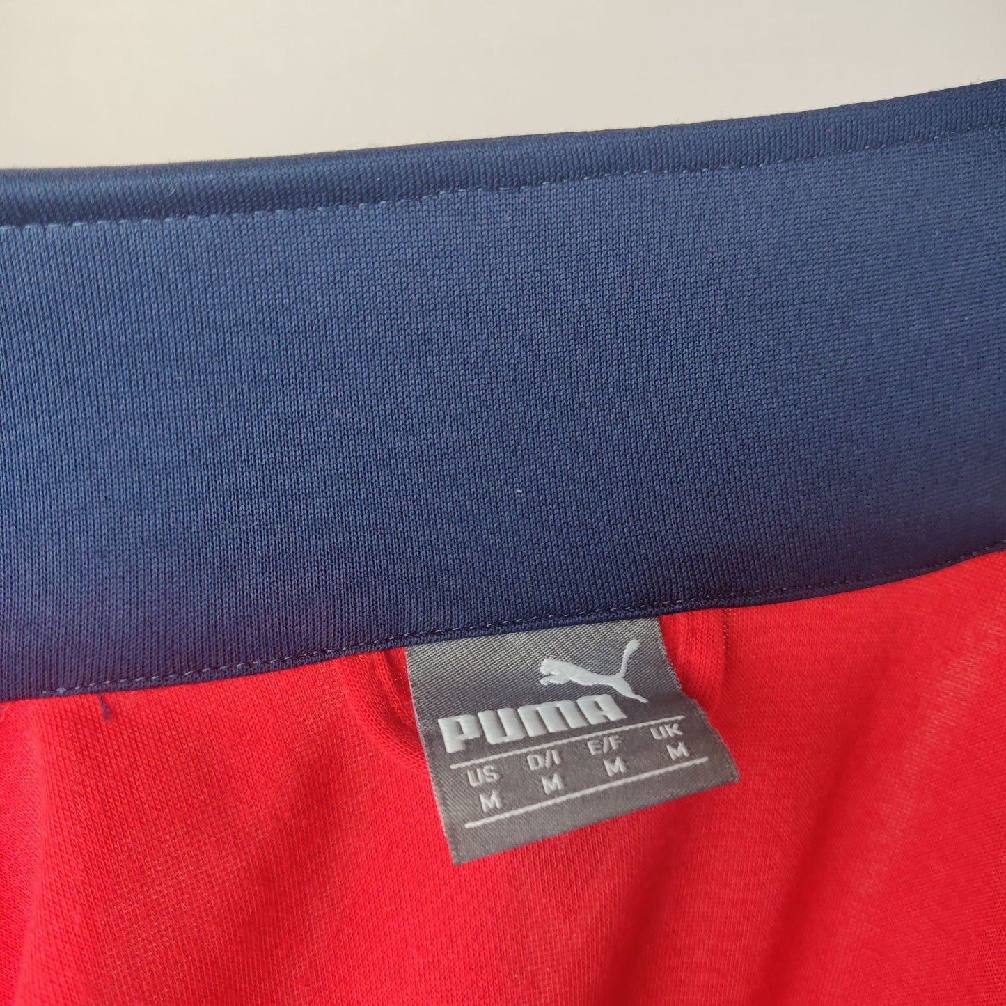 Arsenal Red Puma Track Top Full Zip Long Sleeve Men Size Medium