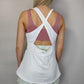 MP White Sleeveless Tempo Vest Women Size Medium