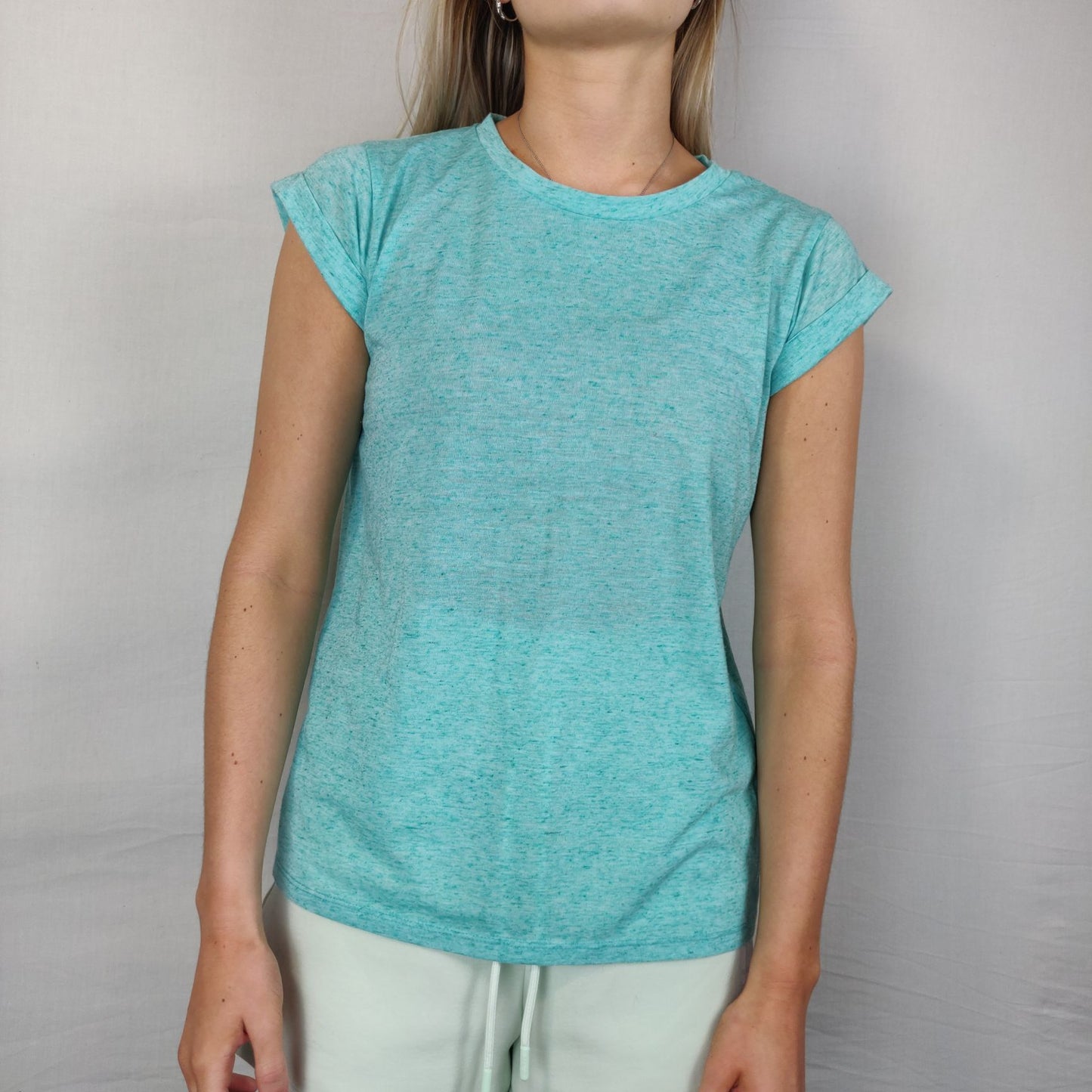 Atmosphere My Neppy Tee Blue Tshirt Short Sleeve Women Size UK 6