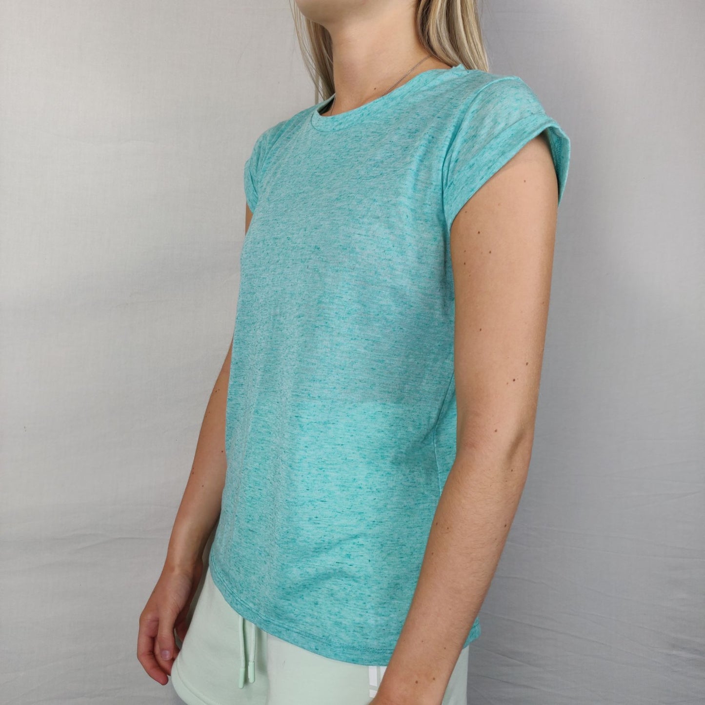 Atmosphere My Neppy Tee Blue Tshirt Short Sleeve Women Size UK 6