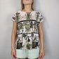 River Island White T-shirt Short Sleeve Women Size UK 10