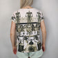 River Island White T-shirt Short Sleeve Women Size UK 10