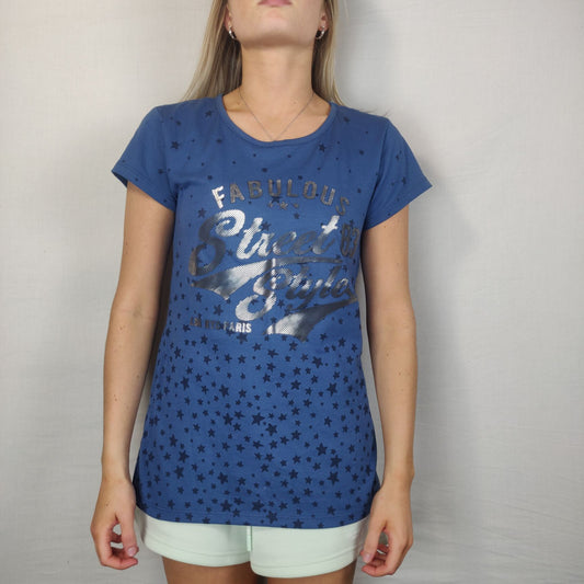 Colin's Blue T-shirt Short Sleeve Women Size Medium