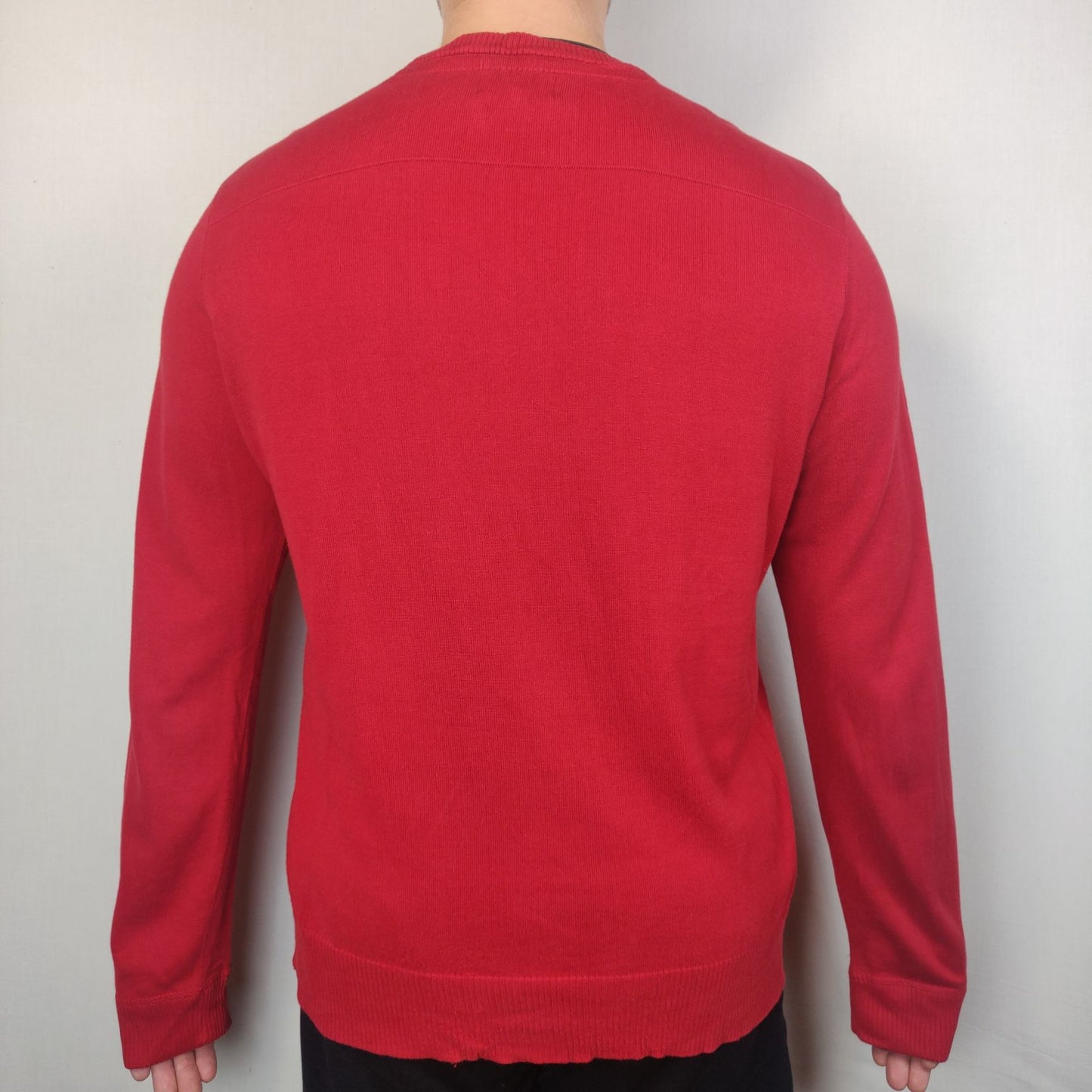Polo Jeans Vintage Red Sweatshirt Long Sleeve Men Size XL