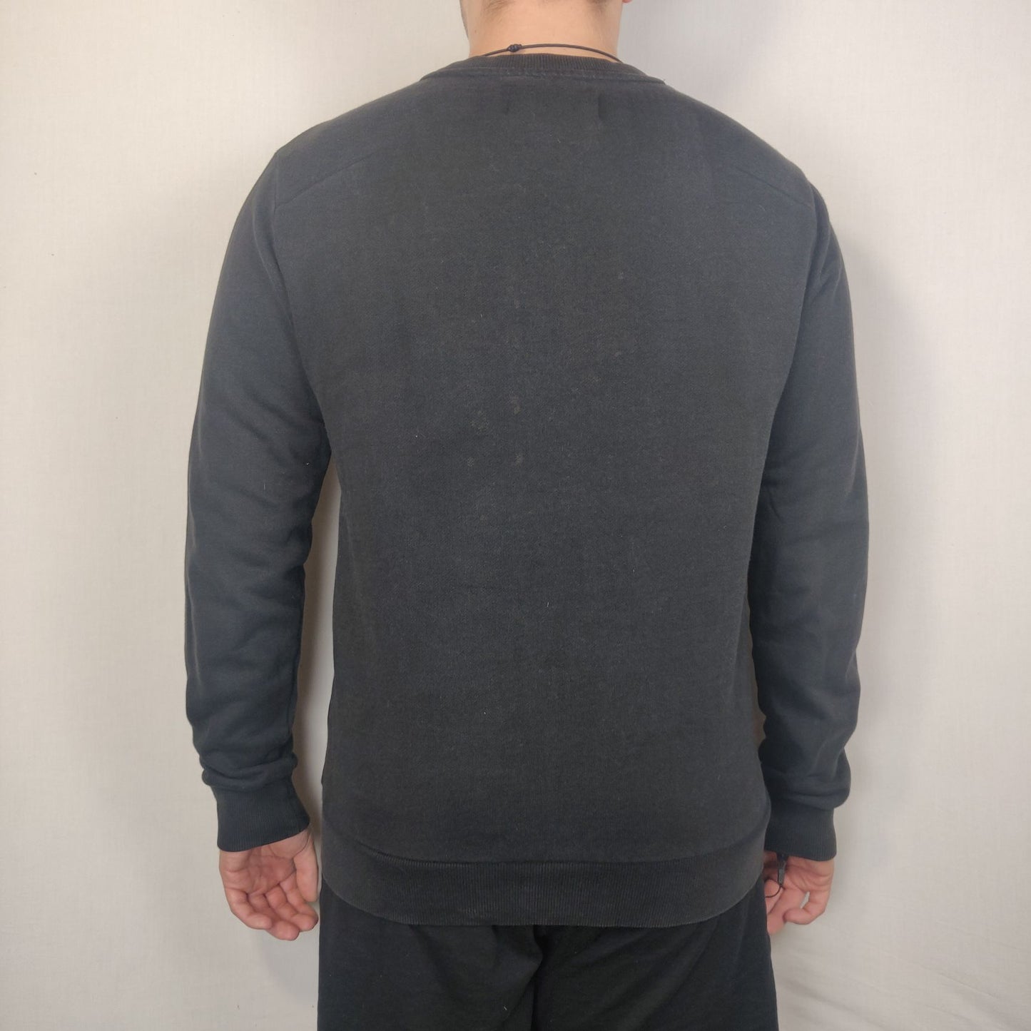 Calvin Klein Jeans Black Sweatshirt Pullover Men Size Medium