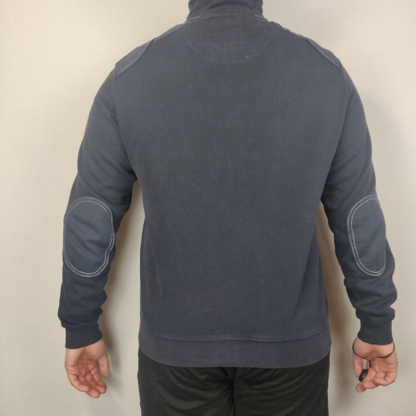 Baileys Vintage Black Sweatshirt 1/4 Zip Men Size Medium