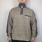 Northern Exposure Outdoor Wear Green Blue 1/4 Zip Zip Lined Coat Men Size Medium