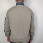 Northern Exposure Outdoor Wear Green Blue 1/4 Zip Zip Lined Coat Men Size Medium