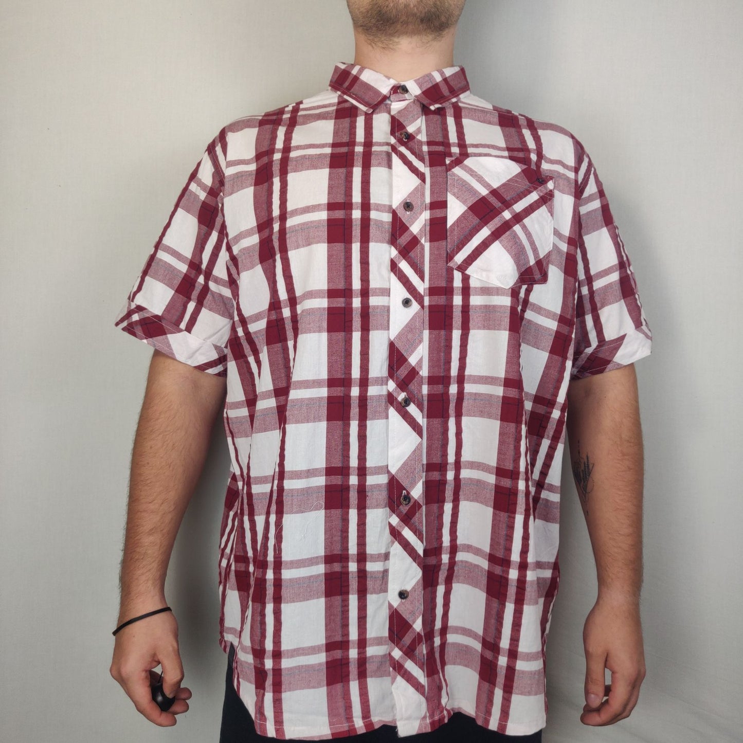 Regatta Great Outdoors White Red Shirt Men Size 2XL