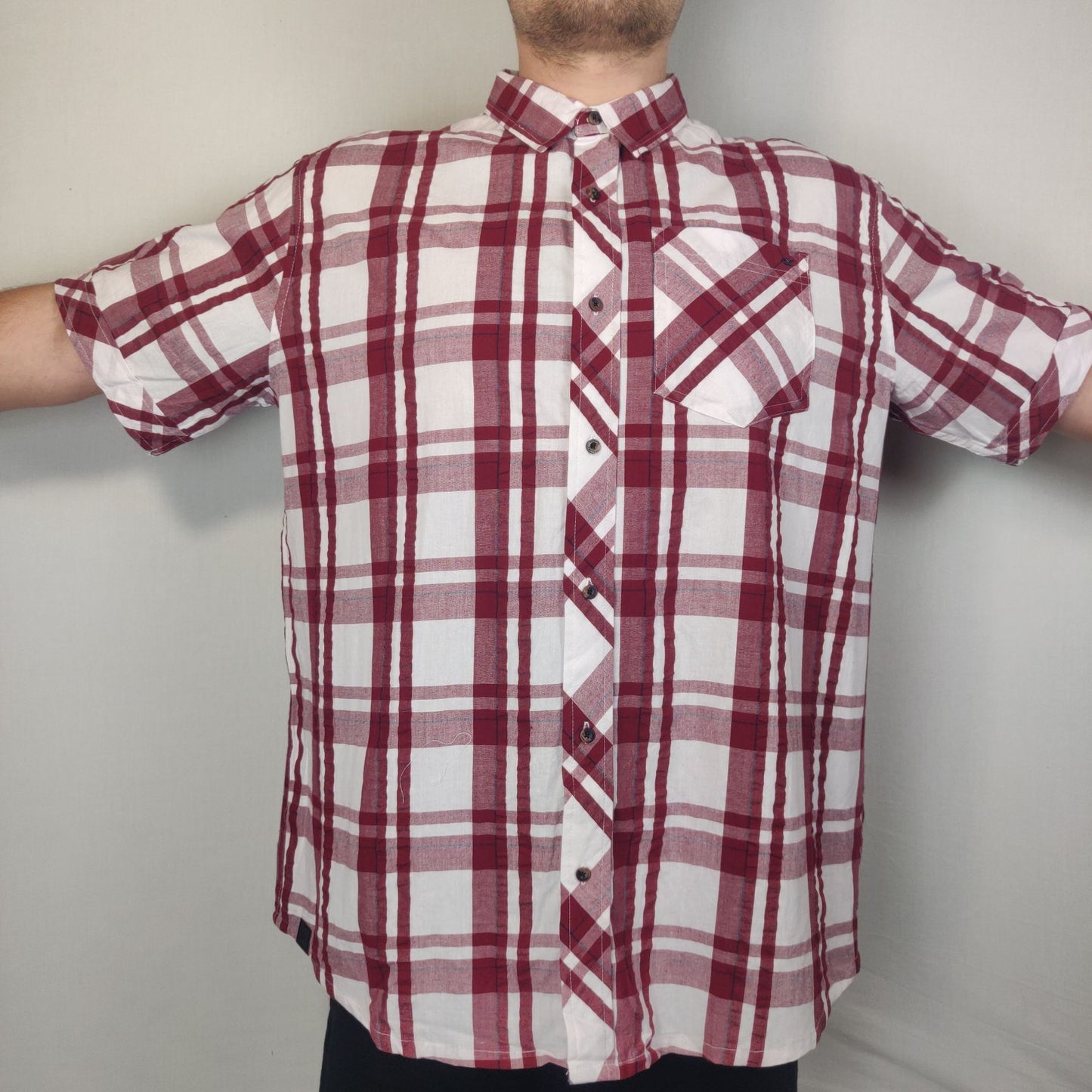 Regatta Great Outdoors White Red Shirt Men Size 2XL