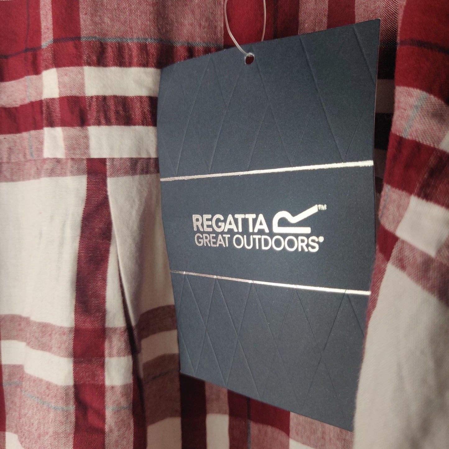 Regatta Great Outdoors White Red Shirt Men Size 2XL