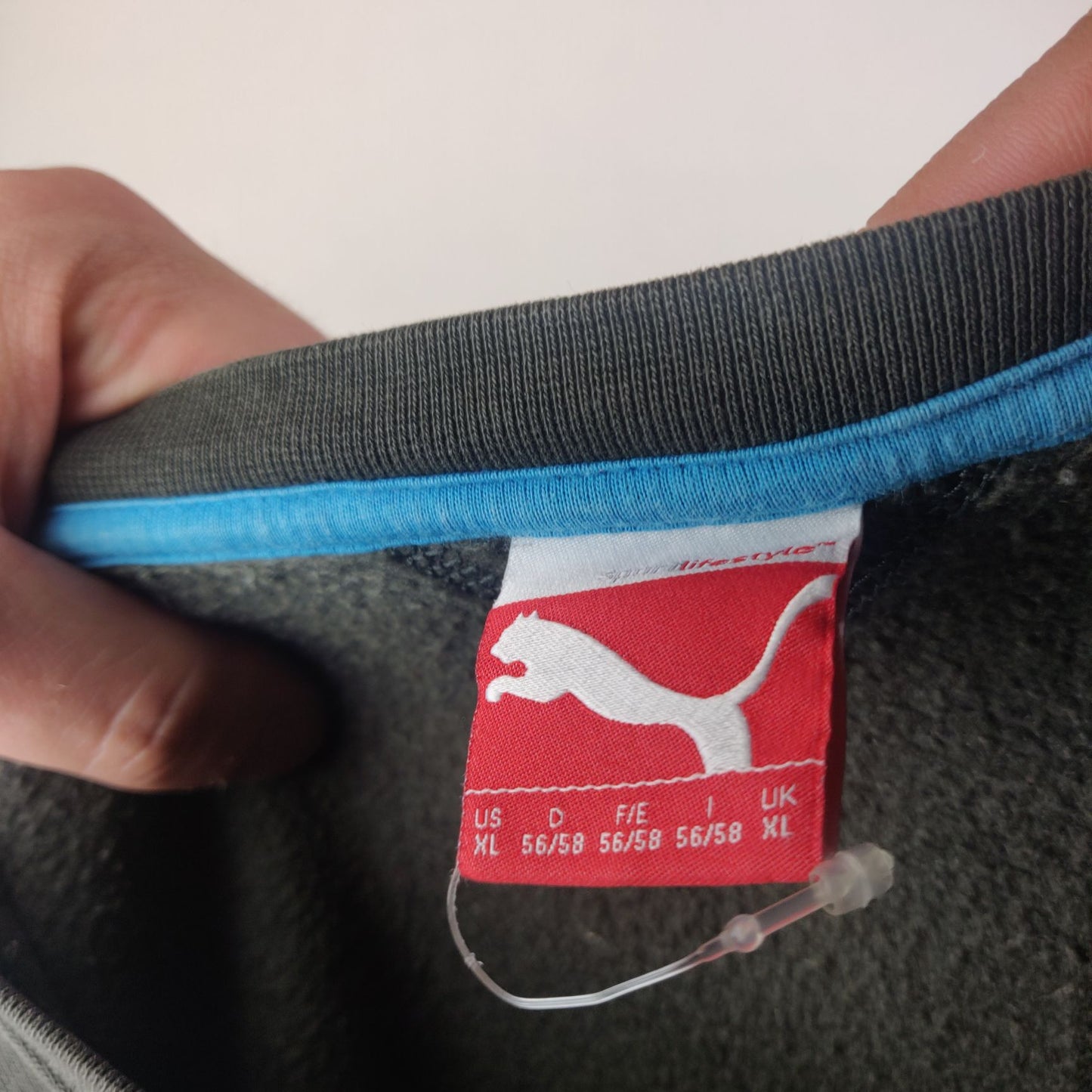 Puma Original Athletic Green Sweatshirt Long Sleeve Men Size XL