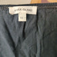 River Island Black "Wild Spirit" Cold Shoulders Top Women Size UK 10