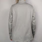 Crivit Grey Full Zip Sweatshirt Long Sleeve Women Size Medium UK 12-14