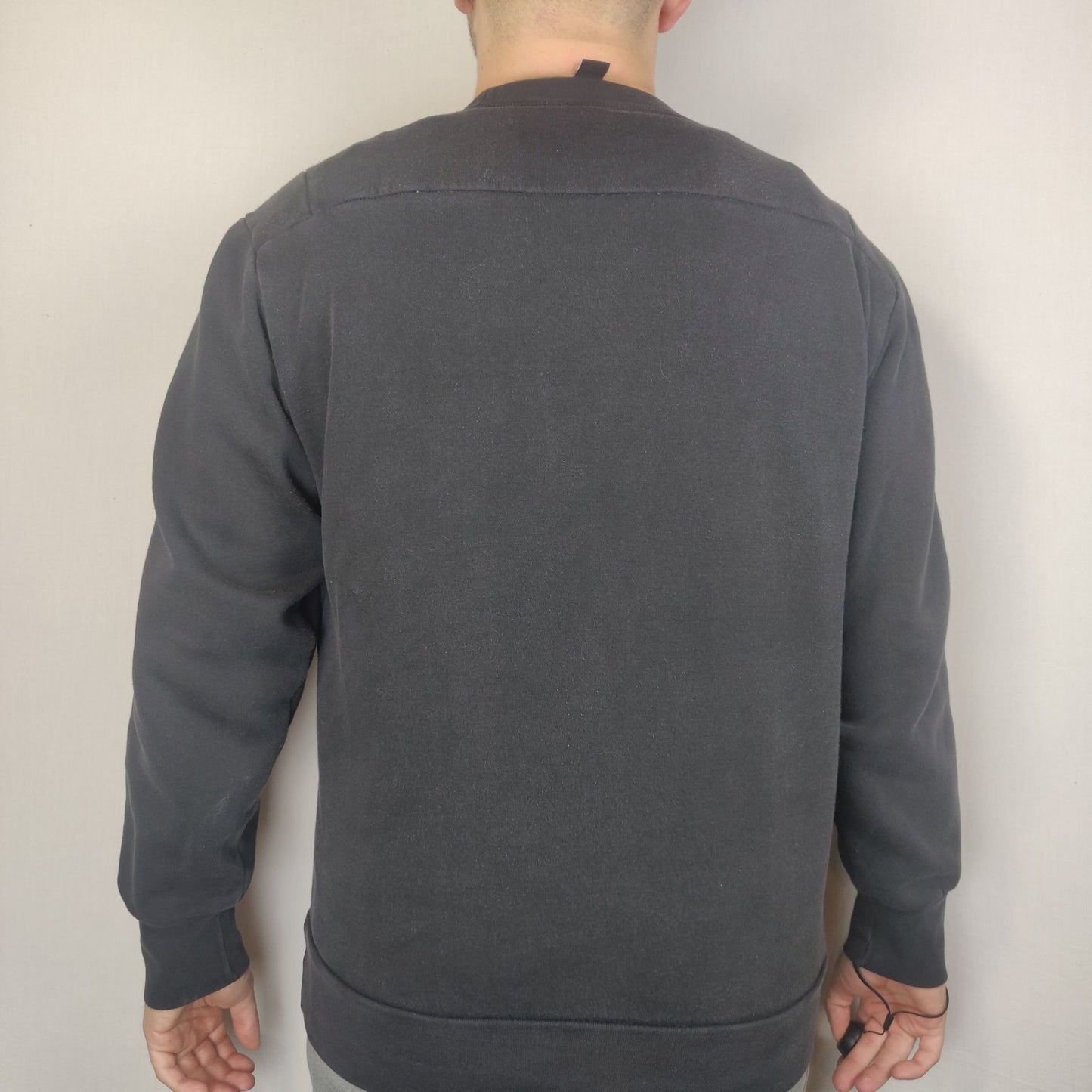 Adidas Black Sweatshirt Pullover Long Sleeve Men Size Large