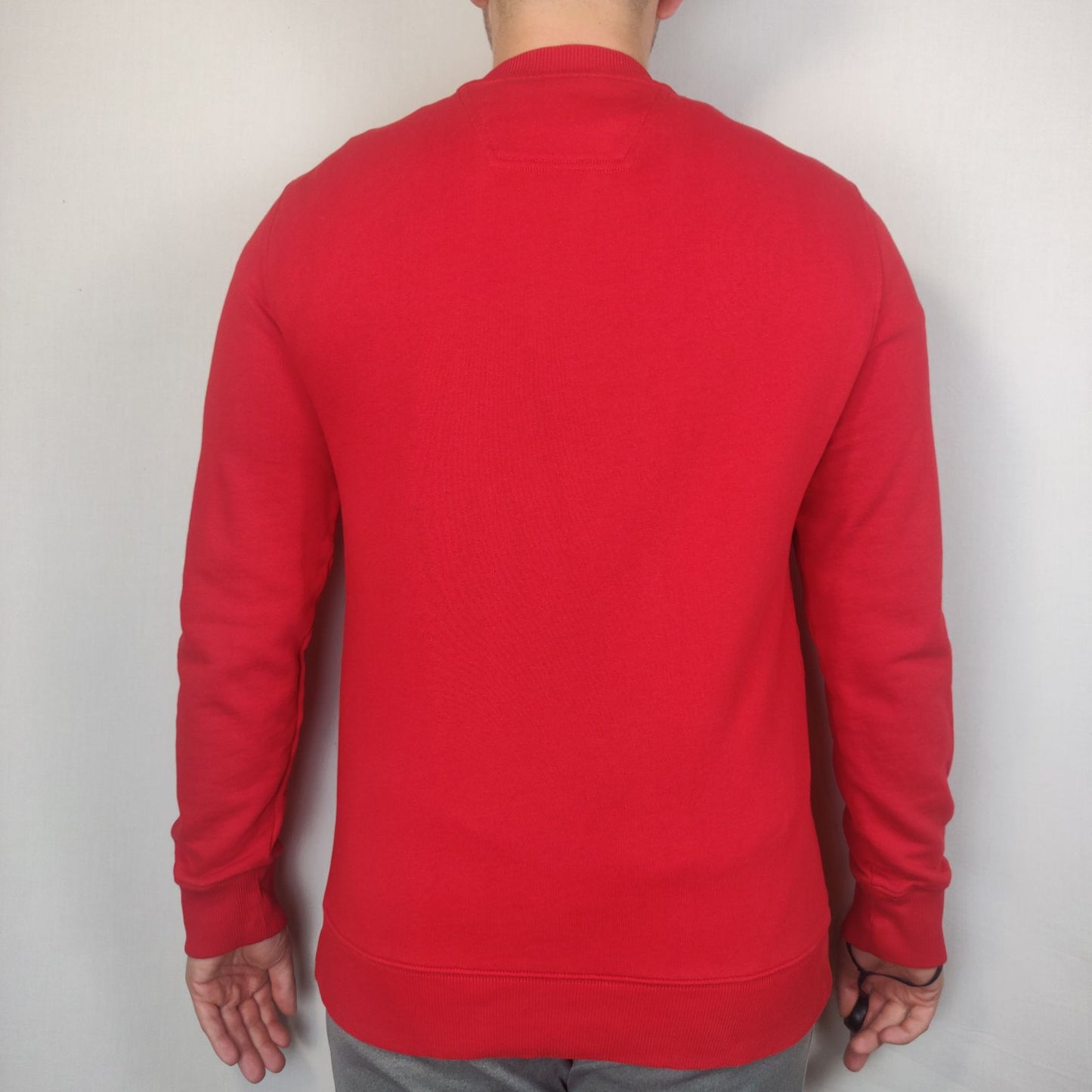 Calvin Klein Jeans Red Sweatshirt Pullover Men Size Medium