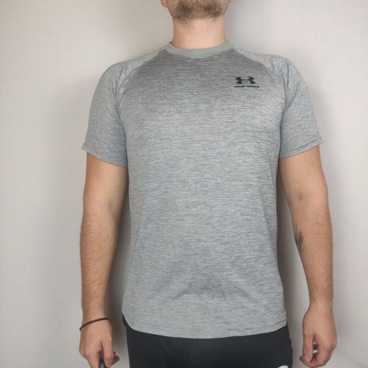Under Armour Grey  Loose T-shirt Men Size Medium