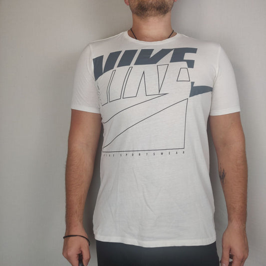 Nike White Sportswear T-shirt The Nike Tee Men Size Medium