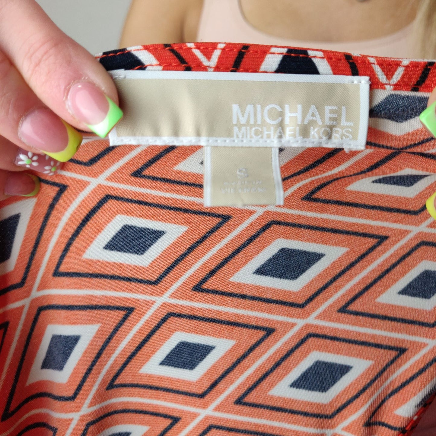 Michael Kors Red Playsuit Sleeveless Women Size Small