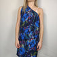Next Runway Blue Floral Dress Sleeveless Women Size UK 8