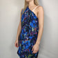 Next Runway Blue Floral Dress Sleeveless Women Size UK 8