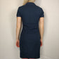 RoccoBarocco Navy Long Beach Dress Polo Shirt Women Size Small