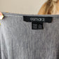 Esmara Grey Long Dress Open Shoulders Women Size Small