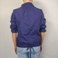 Numph Blue Button Blouse Short Sleeve Women Size UK 14