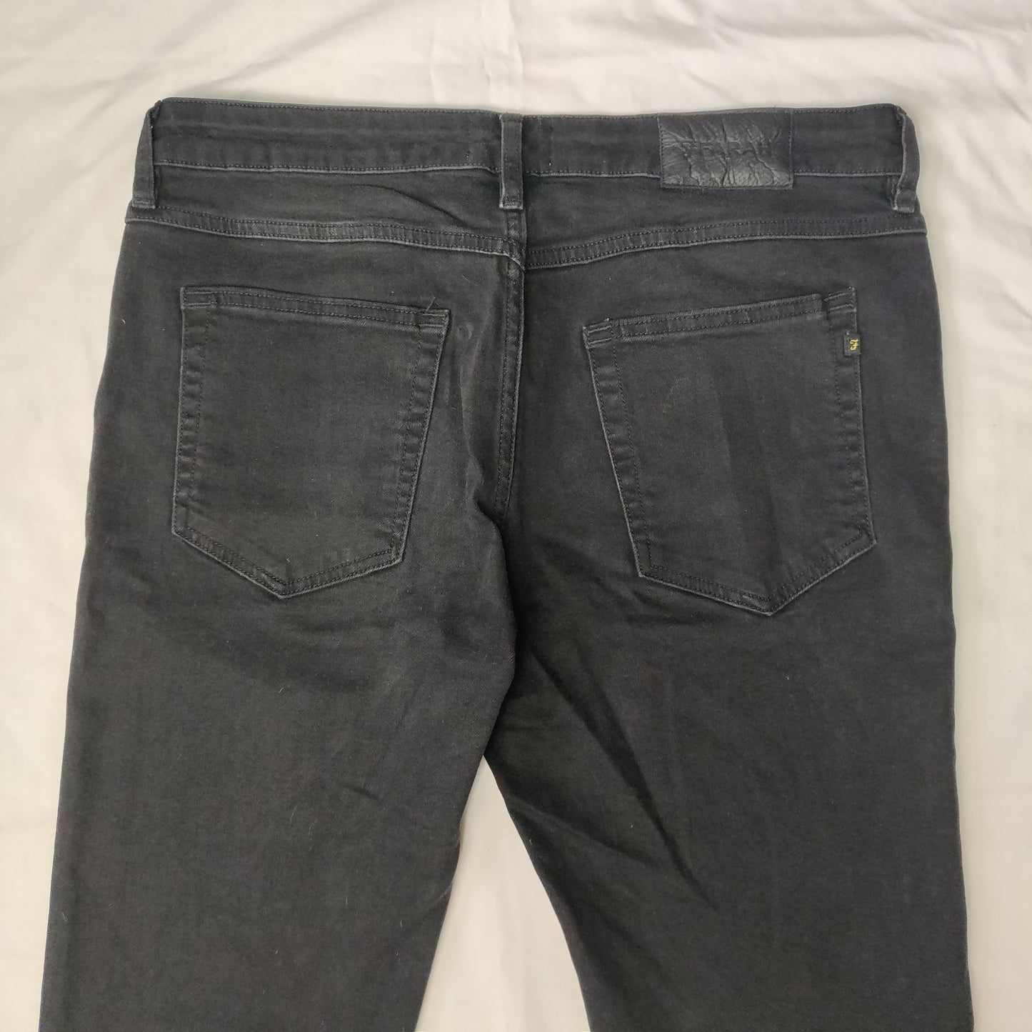 Farah Black Classic Denim Jeans Men Size W32/L32