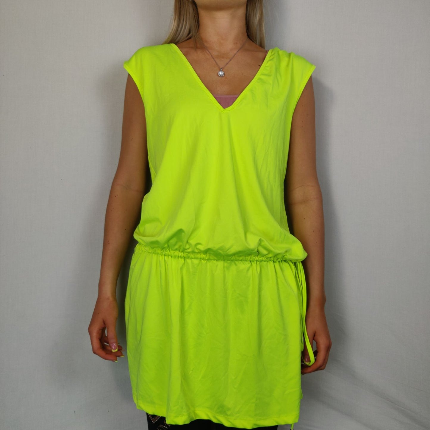 Green Dress Sleeveless Women Size Small