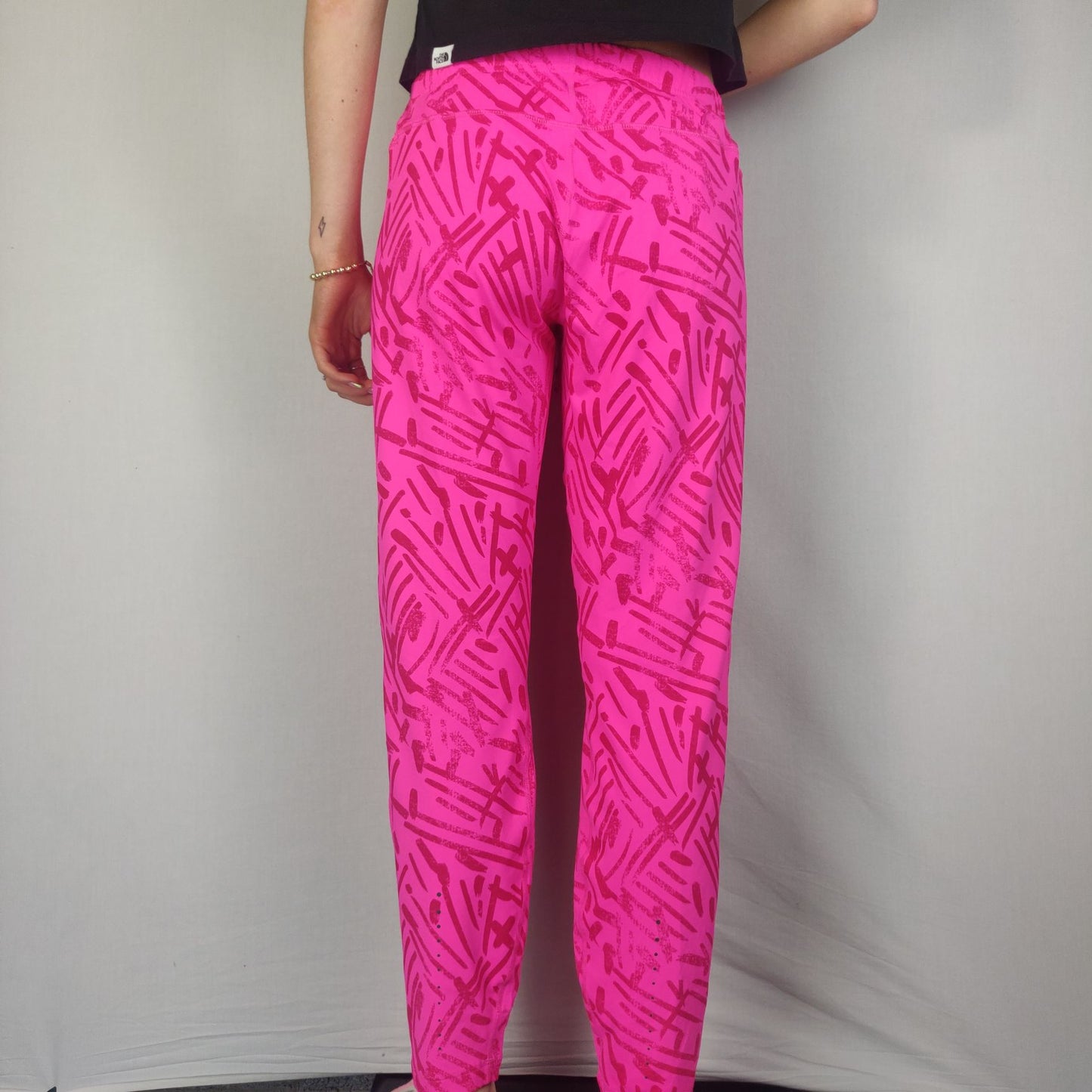 Asics Motion Dry Pink Training Trousers Sports Pants Women Size XL