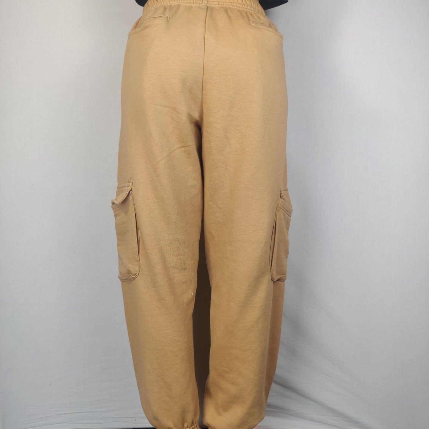 Sixth June Beige Drawstring Cargo Trousers Women Size Medium
