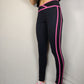 Kyogan Black Sports Leggings Women Size Medium