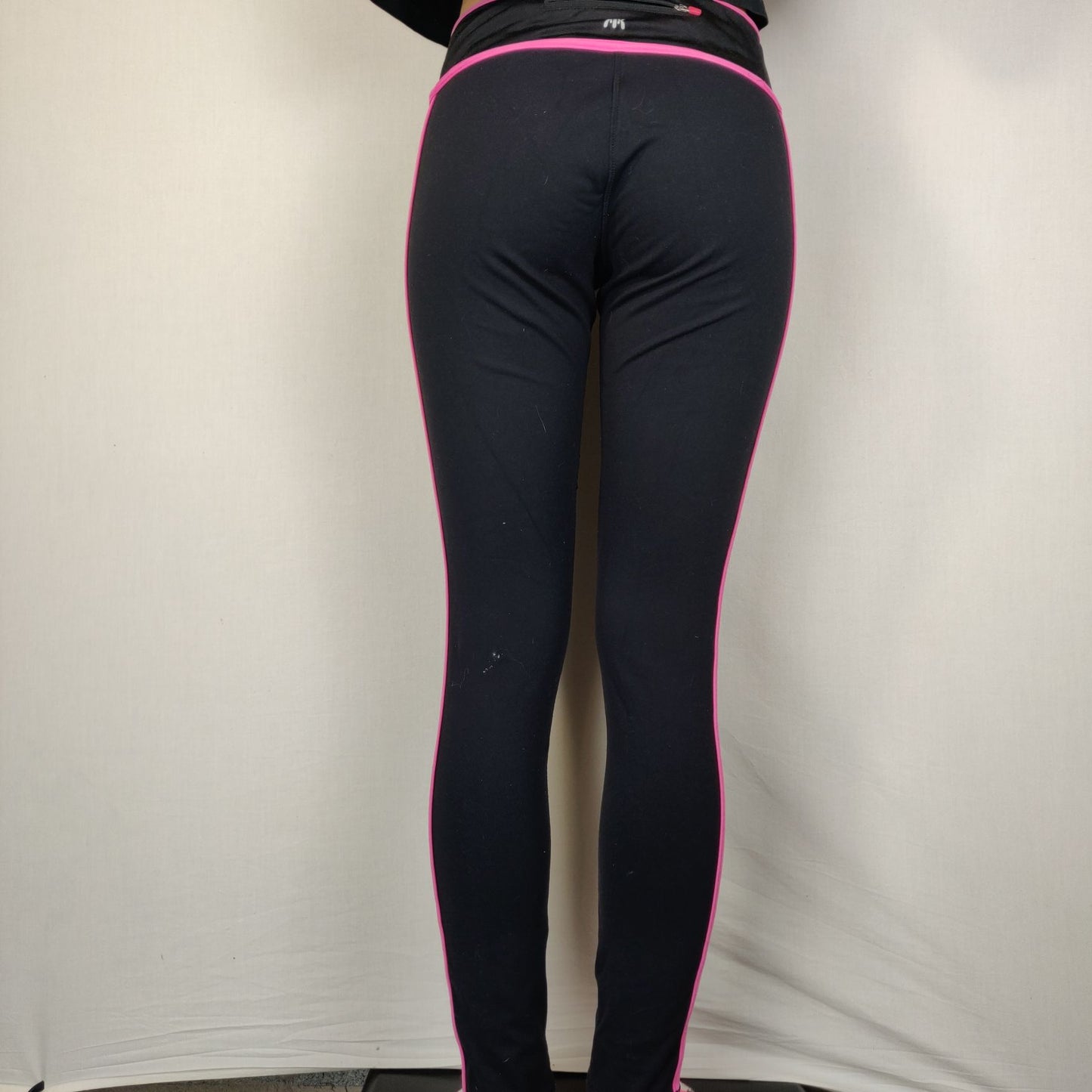 Kyogan Black Sports Leggings Women Size Medium
