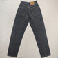 Levi Strauss Original Tapered Black Jeans Men Size W28/L32
